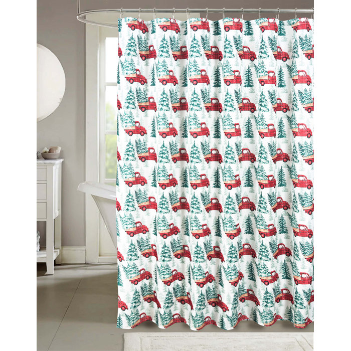 The Holiday Aisle® Heit Plaid Shower Curtain Wayfair